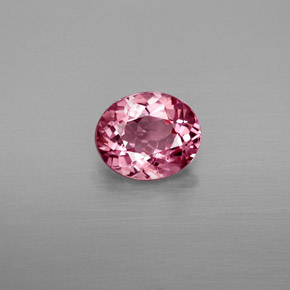 Espinélio rosa natural 1,34ct, corte oval, VS-SI