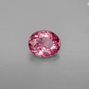 Espinélio rosa natural 1,34ct, corte oval, VS-SI