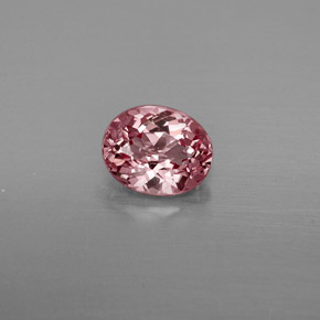 Espinélio rosa natural 1,27ct, corte oval, VS-SI