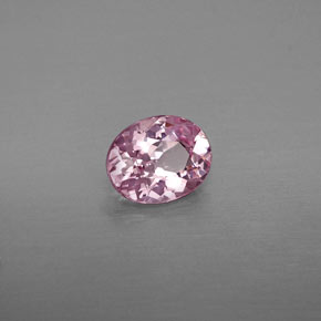 Espinélio rosa natural 1,02ct, corte oval, VS
