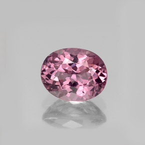 Espinélio rosa natural 1,22ct, corte oval, VS
