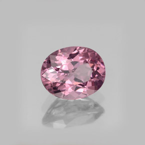 Espinélio rosa natural 1,22ct, corte oval, VS