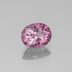 Espinélio rosa natural 1,21ct, corte oval, VVS