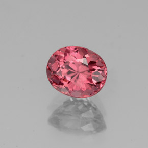 Espinélio rosa natural 1,24ct, corte oval, SI