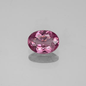 Espinélio rosa natural 0,59ct, corte oval, VVS-VS