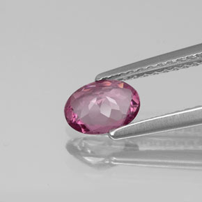 Espinélio rosa natural 0,59ct, corte oval, VVS-VS