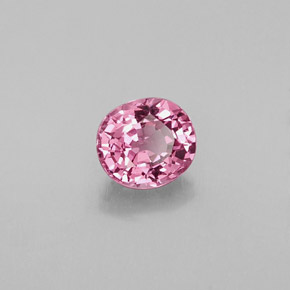 Espinélio rosa natural 0,84ct, corte oval, VVS-VS