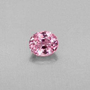Espinélio rosa natural 0,81ct, corte oval, VVS-VS