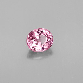 Espinélio rosa natural 0,81ct, corte oval, VVS-VS