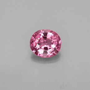 Espinélio rosa natural 0,68ct, corte oval, SI