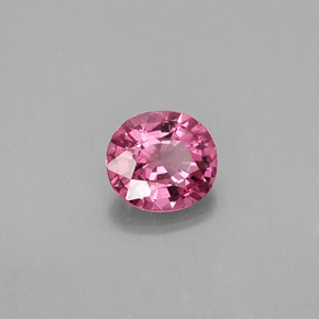 Espinélio rosa natural 0,68ct, corte oval, SI
