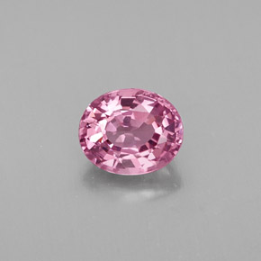 Espinélio rosa natural 0,84ct, corte oval, VS-SI