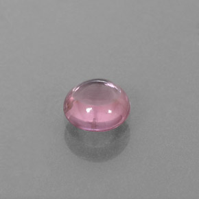 Espinélio rosa natural 0,62ct, corte redondo, transparente