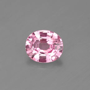 Espinélio rosa natural 0,85ct, corte oval, VS