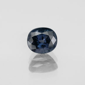 Espinélio azul natural 1,06ct, corte oval, VVS-VS