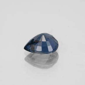 Espinélio azul natural 1,49ct, formato de pêra, VVS