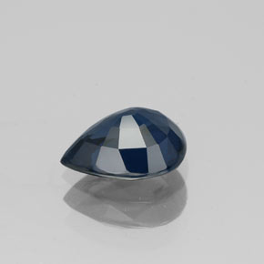 Espinélio azul natural 1,17ct, formato de pêra, VVS