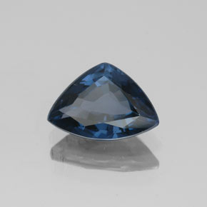 Espinélio azul natural 1,39ct, trillion, VVS-VS