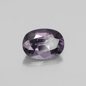 Espinélio roxo médio Natural 1.41ct, Corte Oval, VS-SI