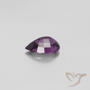 Espinélio Roxo escuro Natural 1.27ct, Formato de pêra, VVS-VS