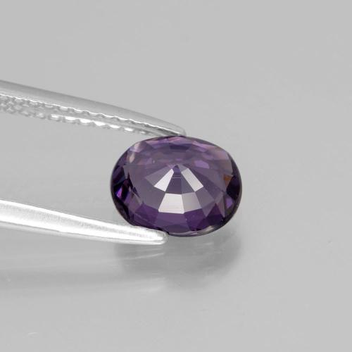 Espinélio uva violeta Natural 1.27ct, Corte Oval, VS