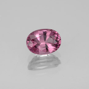 Espinélio roxo natural 1,16ct, corte oval, VS