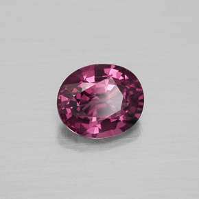 Espinélio rosa natural 1,01ct, corte oval, VVS