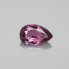 Espinélio rosa natural 1,26ct, formato de pêra, VVS