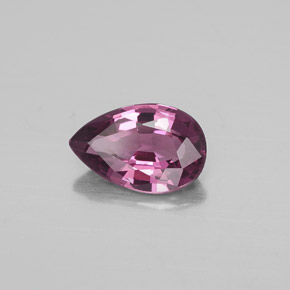 Espinélio rosa natural 1,26ct, formato de pêra, VVS