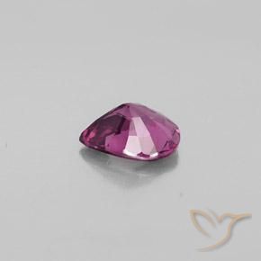 Espinélio Roxo médio-escuro Natural 1.03ct, Formato de pêra, VS