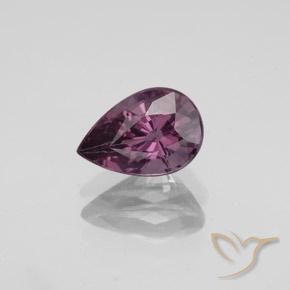 1.36ct Natural Roxo escuro Espinélio, Formato de pêra, VS
