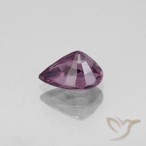 Espinélio Roxo escuro Natural 1.36ct, Formato de pêra, VS