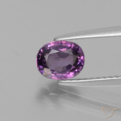 1.16ct Natural uva rosada Espinélio, oval, VS