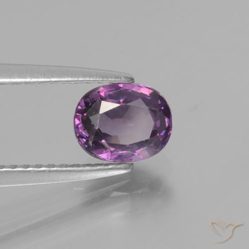 Espinélio uva rosada Natural 1.16ct, oval, VS