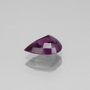 Espinélio roxo natural 1,07ct, formato de pêra, VVS-VS