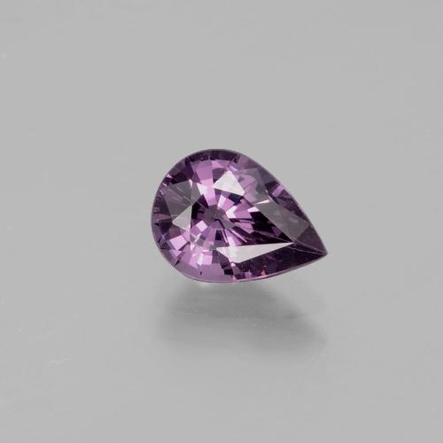 Espinélio roxo natural 1,33ct, formato de pêra, VS