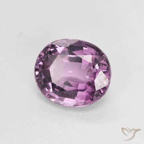 Espinélio Luz roxa Natural 1.36ct, oval, VS