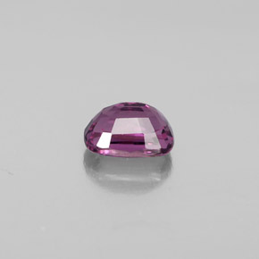 Espinélio violeta natural 1,16ct, almofada cortada, VS