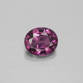 Espinélio rosa natural 1,00ct, corte oval, VVS
