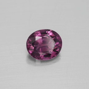 Espinélio rosa natural 1,00ct, corte oval, VVS