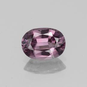 Espinélio roxo natural 1,02ct, corte oval, VS