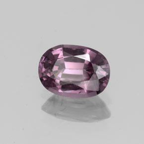 Espinélio roxo natural 1,02ct, corte oval, VS