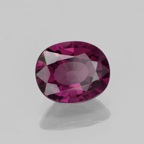 Espinélio rosa natural 1,25ct, corte oval, VVS