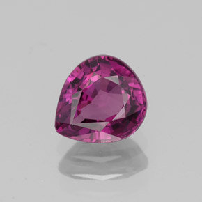 Espinélio rosa natural 1,17ct, formato de pêra, VS