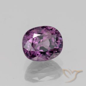 Espinélio roxo natural 1,27ct, corte oval, VVS-VS