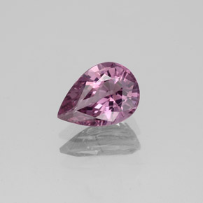 Espinélio rosa natural 1,33ct, formato de pêra, VVS-VS