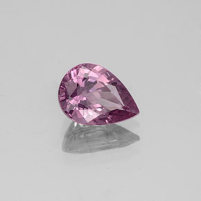 Espinélio rosa natural 1,33ct, formato de pêra, VVS-VS