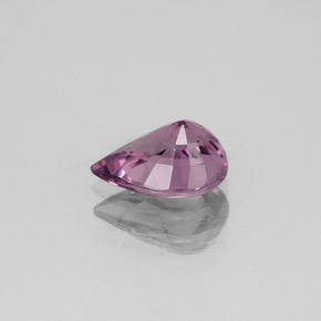 Espinélio rosa natural 1,33ct, formato de pêra, VVS-VS