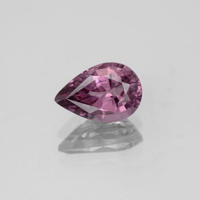 Espinélio rosa natural 1,42ct, formato de pêra, VS