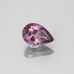 Espinélio rosa natural 1,42ct, formato de pêra, VS